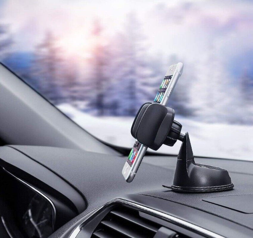 360 in Car Mobile Phone Holder Dashboard Suction Home Universal Mount Windscreen