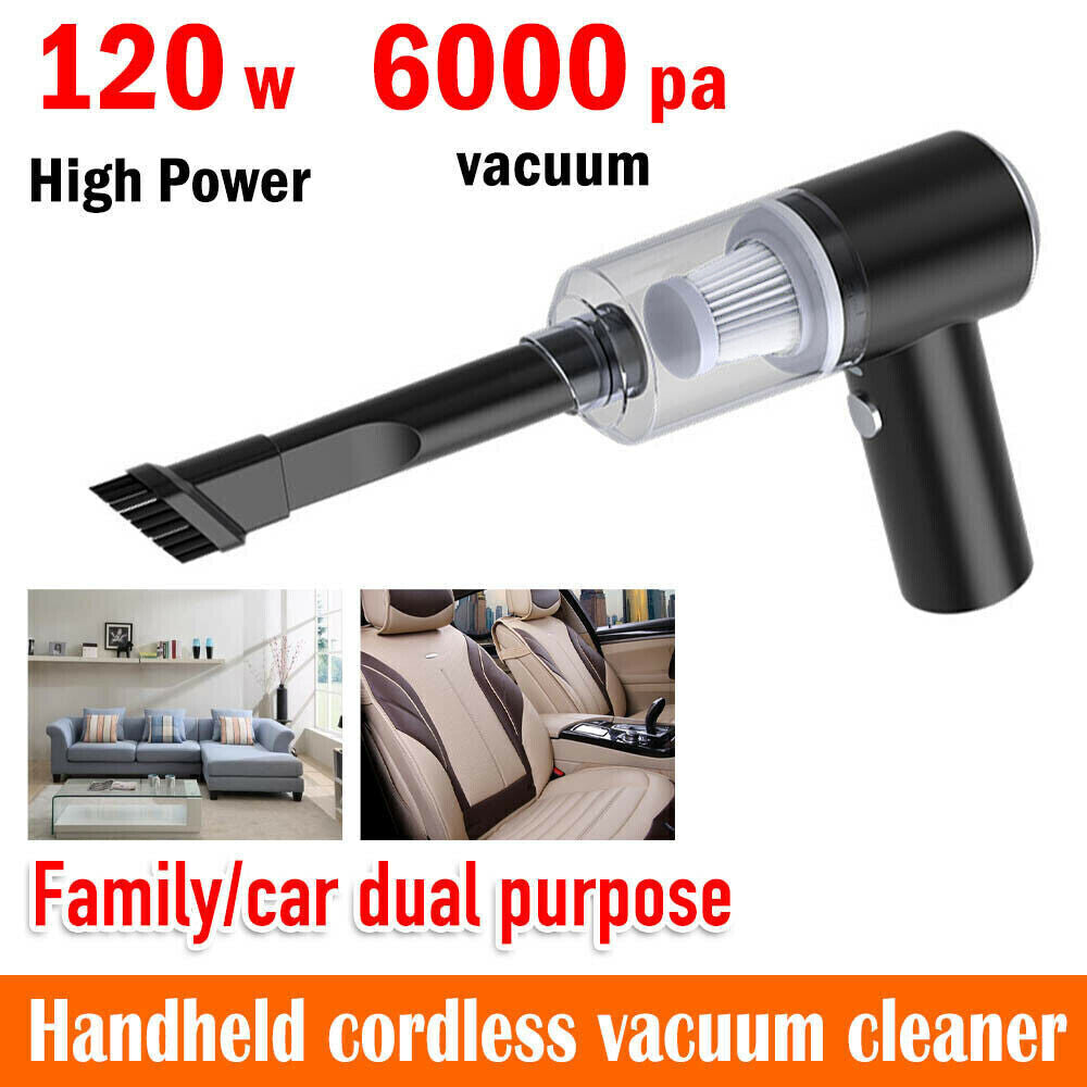 Rechargeable Wireless Vacuum Cleaner Car Handheld Vaccum Mini Power Suction USB