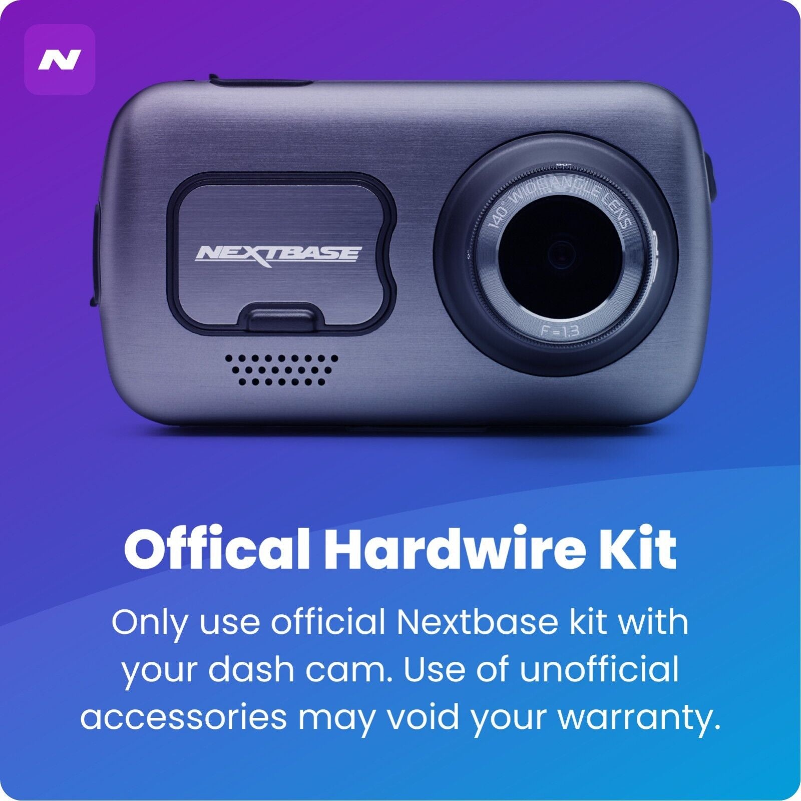 Nextbase Series 2 Hard Wire Kit - in Car Dash Camera - for Nextbase Dash Cams