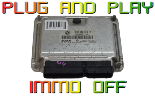 SEAT VW SKODA 1.9TDI ECU 038906019HT 0281010947 IMMO OFF