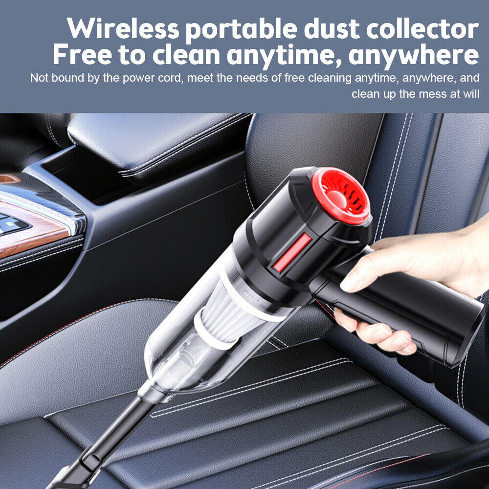 Powerful Car Vacuum Cleaner Wet/Dry Cordless Strong Suction Handheld Cleaning UK