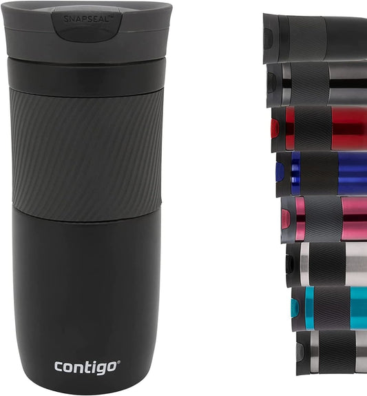 Contigo Byron Snapseal Travel Mug, Stainless Steel Thermal Mug, Vacuum Flask,