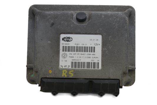 FIAT PANDA 1.2 8V ECU PLUG &PLAY 55196261  SELF -CODING.