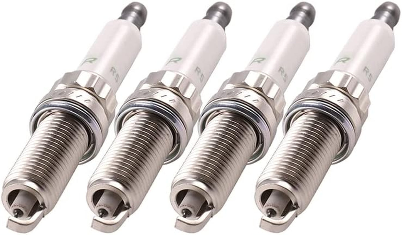 4Pcs Iridium Spark Plugs Car Accessories Part Number ILZKBR7B8DG 95770/22401-CK87B-VA 12127570106 Compatible with Citroen DS4 Compatible with Mini Cooper R58/S/R56 Compatible with Peugeot 208