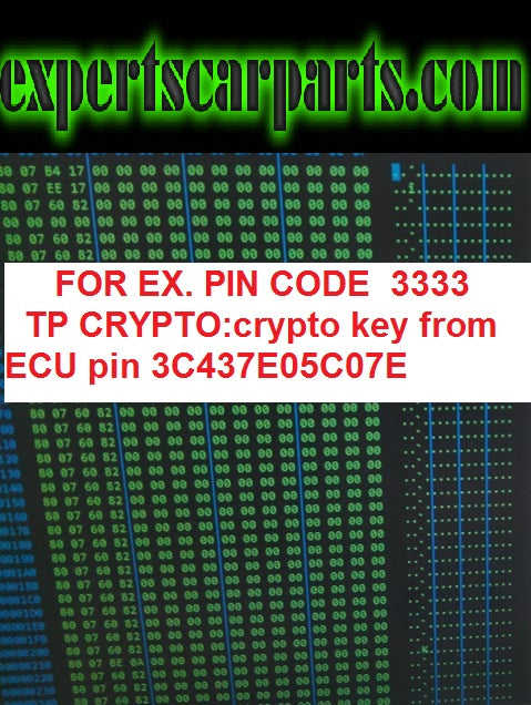 Service generating crypto key from ECU pin Peugeot Citroen