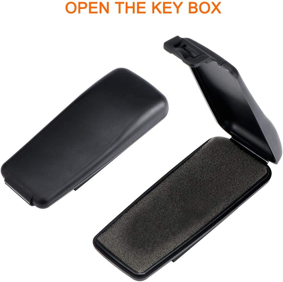 Ourleeme Key Magnetic Box, Car Key Holder Box Powerful Magnet Emergency Key Boxe