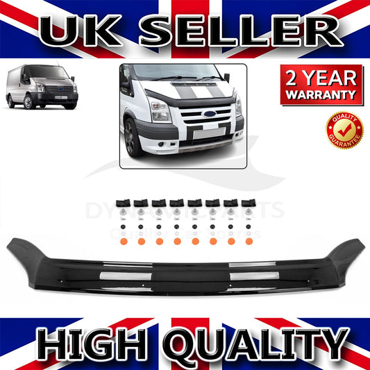 BONNET WIND STONE DEFLECTOR PROTECTOR GUARD KIT for FORD TRANSIT MK7 2007 2013