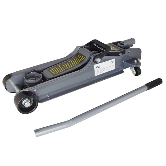 2 Ton 2000KG Hydraulic Floor Lift Car Van Trolley Jack Low Profile Garage Tool