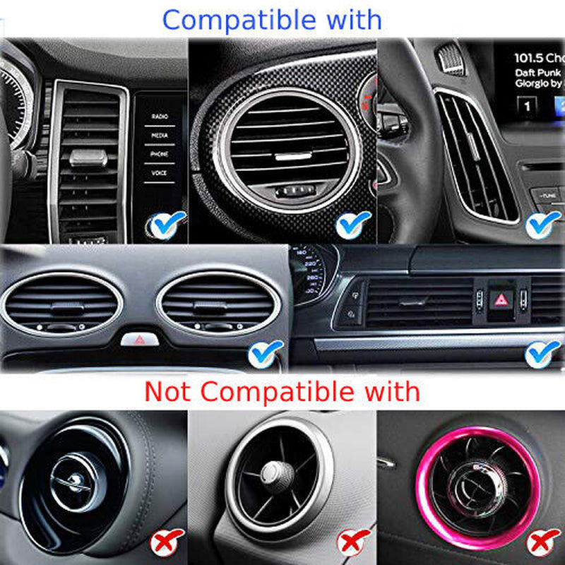 Car Magnetic Phone Holder Air Vent Mount Bracket Universal Airvent Fan Mobile X