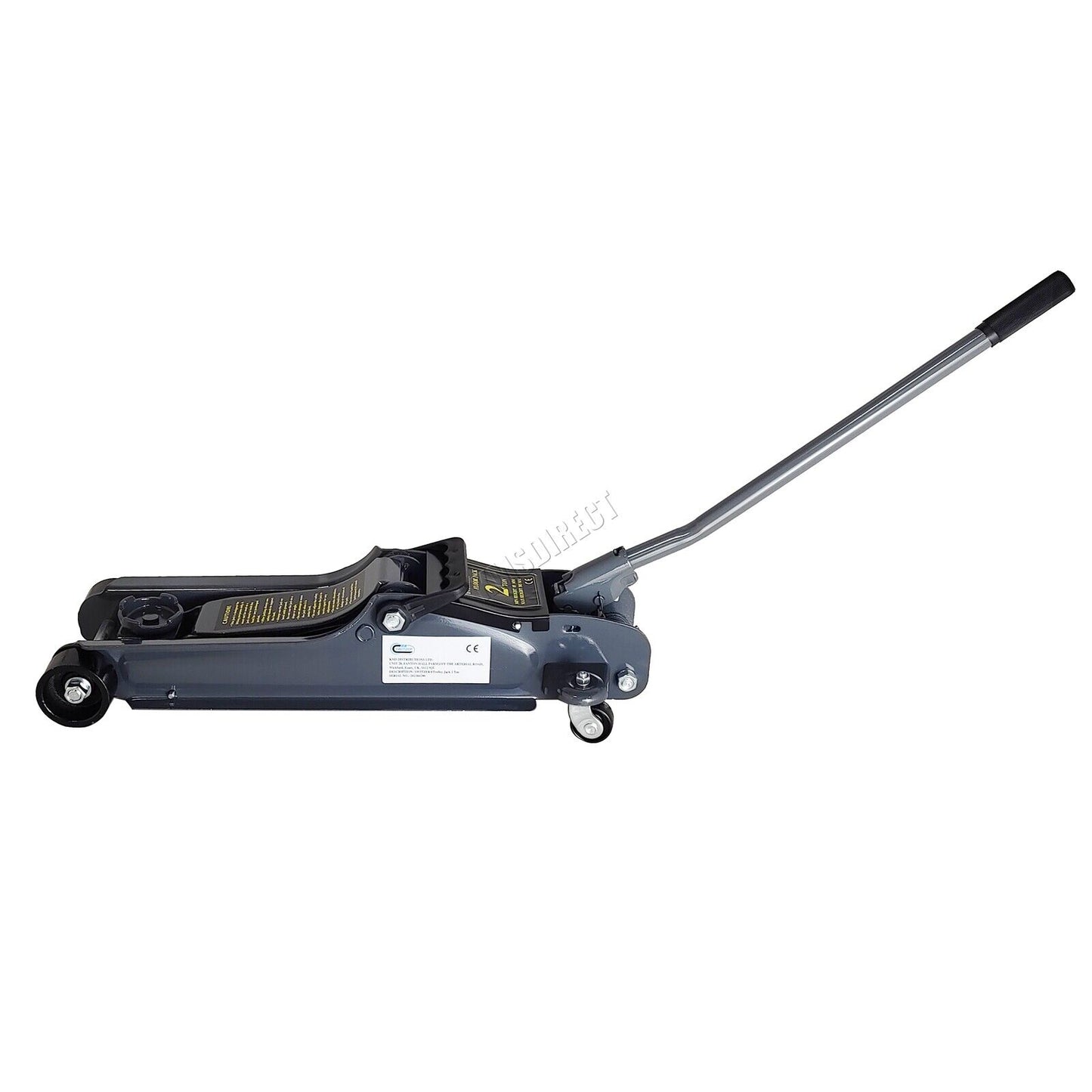 2 Ton 2000KG Hydraulic Floor Lift Car Van Trolley Jack Low Profile Garage Tool