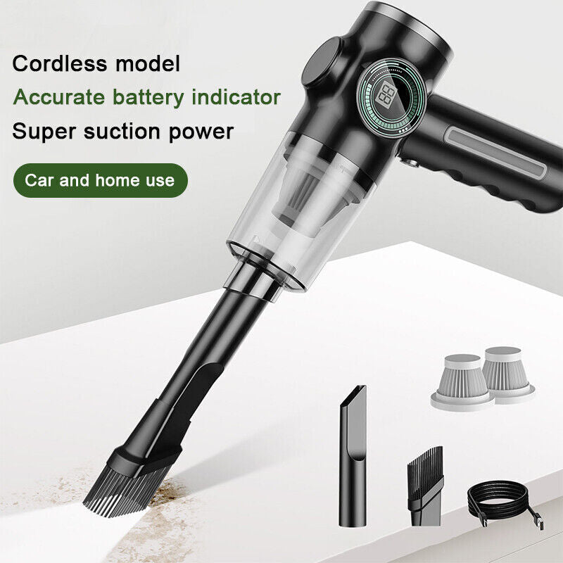 29000Pa Powerful Car Vacuum Cleaner Wet/Dry Cordless Strong Suction Handheld UK