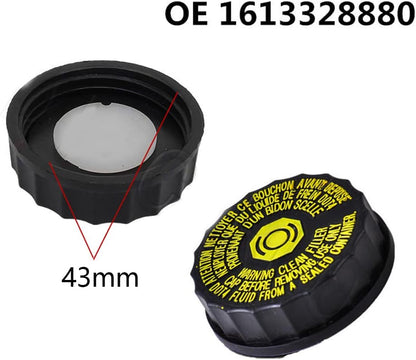 FluidSecure Brake Cap Cover for Peugeot Vehicles 1613328880 Fits Peugeot 206 207 307 308 408 508 C2 C5 Car Replacement Parts