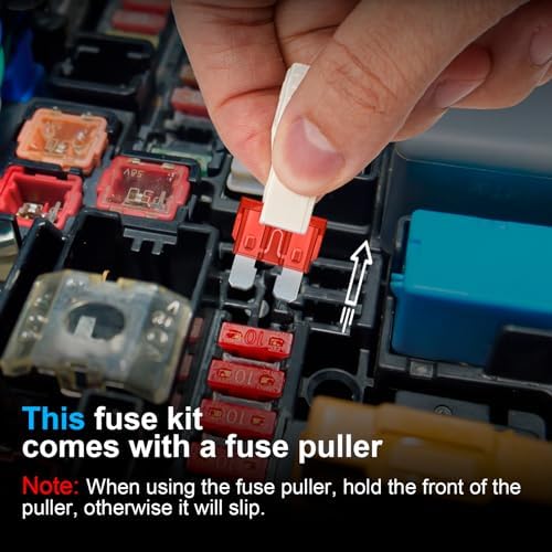 300Pcs Car Fuse Assortment Kit, 160 Mini Blade Fuses Automotive + 90 Standard Auto Fuses + 50 Micro Fuse + Fuse Puller – for Car/Rv/Truck/Motorcycle(2Amp 3A 5A 7.5A 10A 15A 20A 25A 30A 35A 40A)