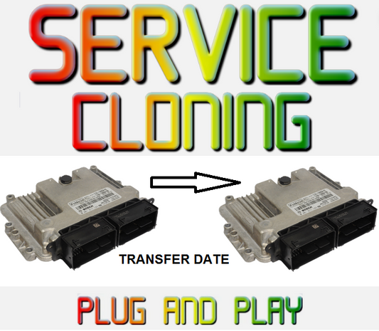 SERVICE CLONING FORD  ECU  E1BA12B684AA Bosch 0261S18884 PLUG AND PLAY.