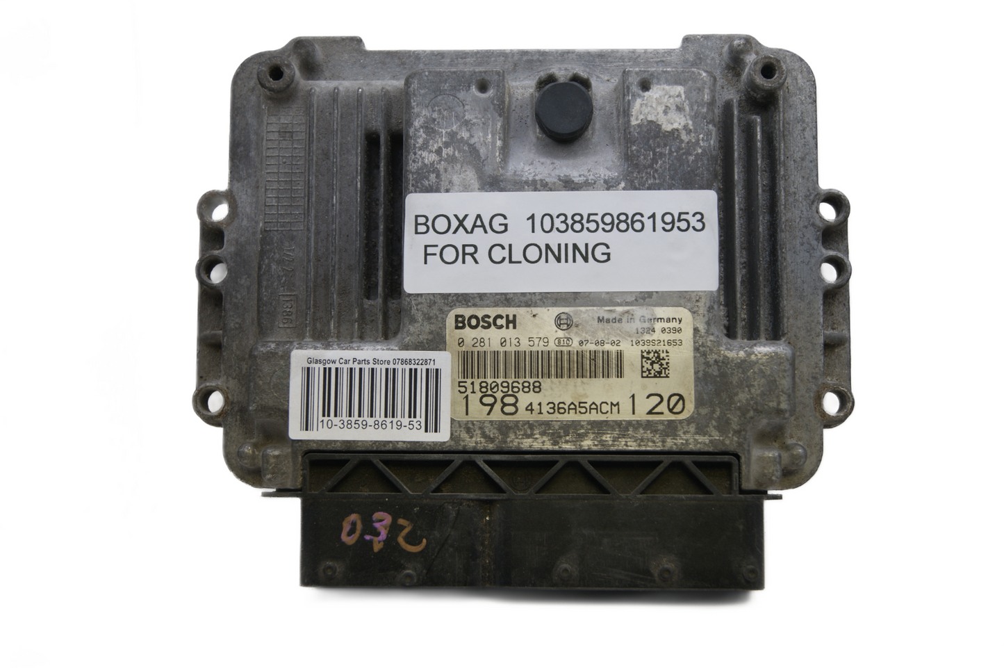 ECU FIAT BRAVO 0281013579 PLUG AND PLAY (CLONING)