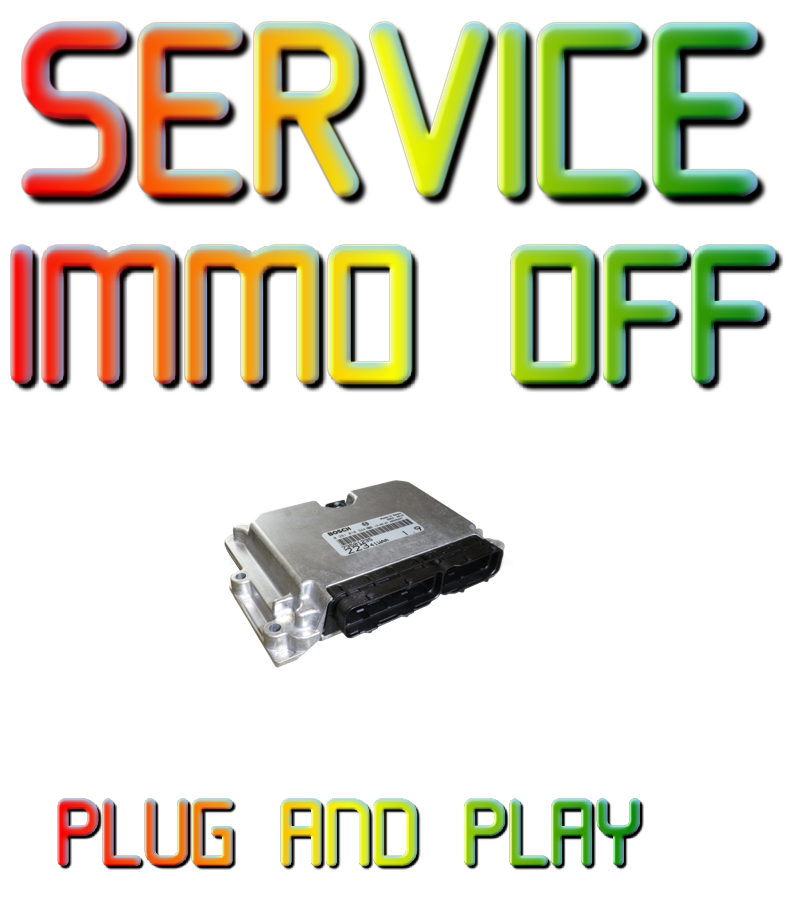 SERVICE IMMO OFF ECU EDC15C7 FIAT CITROEN PEUGEOT  55185365  0281010332