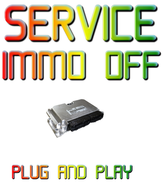 SERVICE IMMO OFF ECU EDC15C7 FIAT CITROEN PEUGEOT  55185365  0281010332