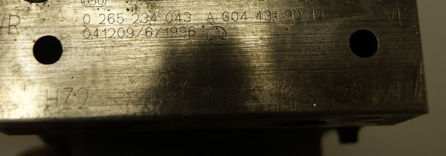 Mercedes W169 abs 0265234043 A0044319212 0265950322 control unit hydraulic block - Glasgow Car Parts Store 