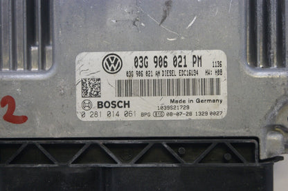 ECU VW 03G906021PM 0281014061 IMMO OFF. PLUG AND PLAY.