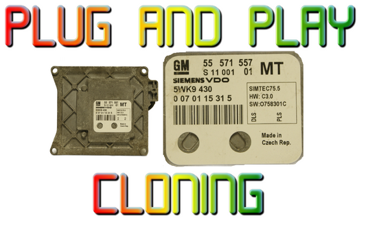 PLUG & PLAY CLONING ASTRA ZAFIRA 55571557 MT  ENGINE ECU