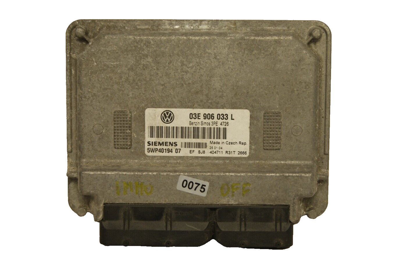 ECU for Audi VW Skoda Seat 03E906033L / SIMOS 3PE - IMMO OFF Ready for Easy Installation - Glasgow Car Parts Store 