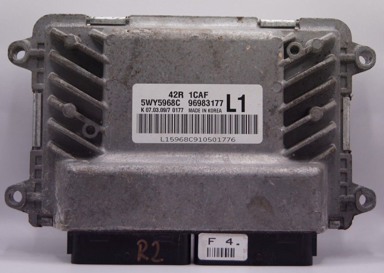 ECU 5WY5986C 96983177 Chevrolet Aveo 1.2 Petrol