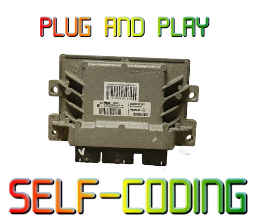 RENAULT CLIO MK3 1.2 ECU 8200522357 S120200105A  SIEMENS PLUG & PLAY