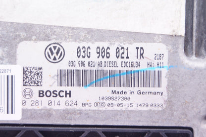 VW GOLF 1.9 TDI ECU PLUG & PLAY IMMO OFF 03G906021TR 0281014624