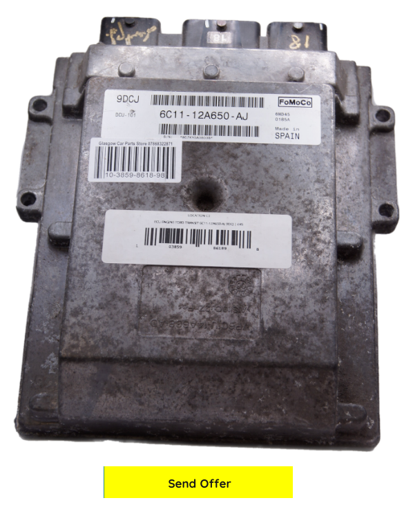 ECU ENGINE FORD TRANSIT 6C11-12A650-AJ 9DCJ