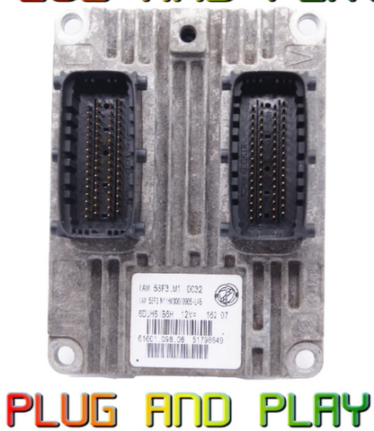 Fiat ECU IAW5SF3.M1 HW300 0905-L48 Plug & Play 51798649.