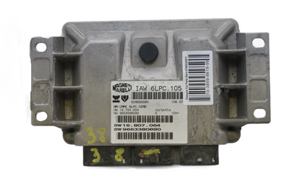 PEUGEOT 207 CITROEN ENGINE ECU CONTROL UNIT ECU 9663380880 9654596080