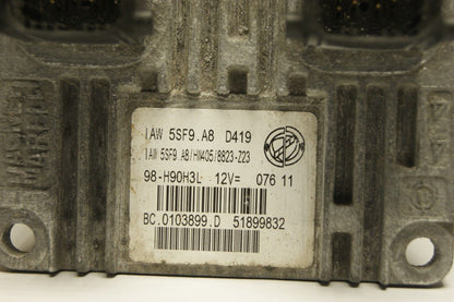 FIAT PUNTO ENGINE ECU  IAW5SF9.A8 51899832  PLUG PLAY VIRGIN