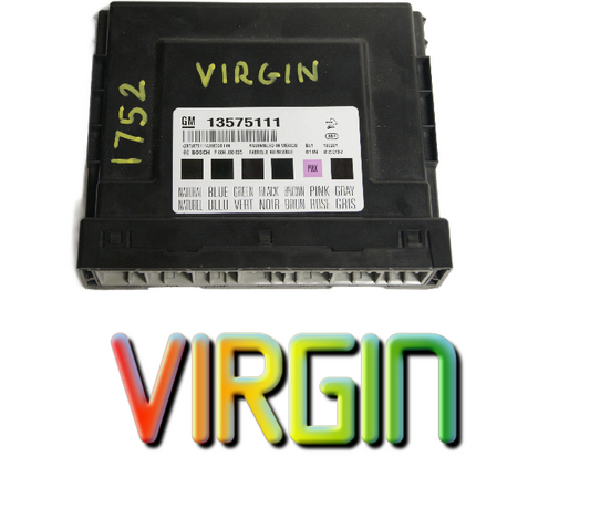 VAUXHALL  BODY BCM CONTROL MODULE ECU 13575111 (VIRGIN BCM)