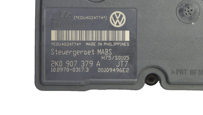 VW Caddy  ATE ABS Pump ECU Control Unit 2K0614117A 10.0207-0029.4 .GLASGOW.