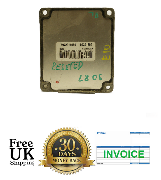 09391899 ISUZU 8972314050 ECU VAUXHALL OPEL ASTRA COMBO 1.7 DTI RESET & PIN