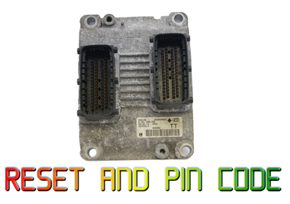 VAUXHALL OPEL MERIVA TIGRA Z14XEP ECU 0261208255 55353613 TT RESET & PIN.