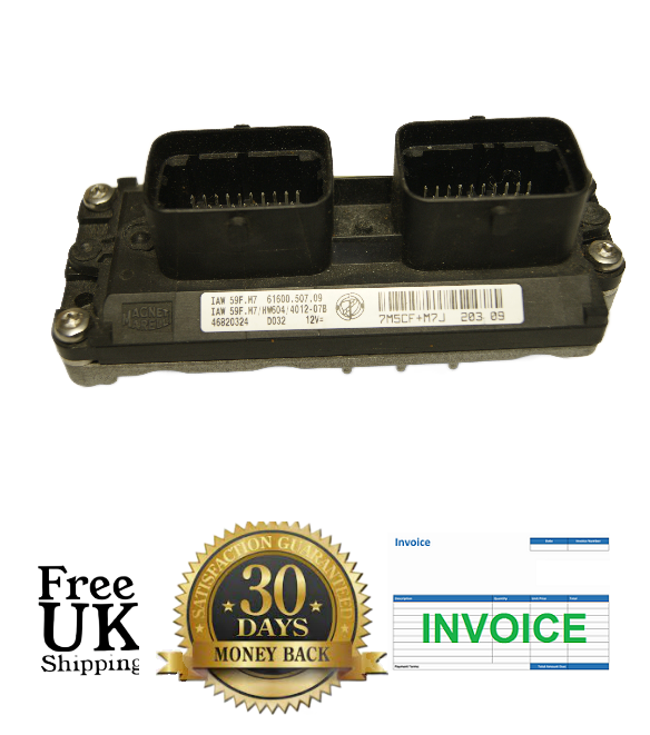 ECU VIRGIN FIAT SEICENTO IAW59F.M7 HW604/4012-07B