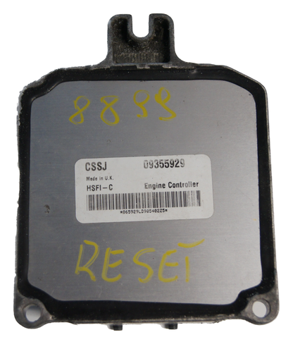 VAUXHALL OPEL ASTRA 1.6 ENGINE ECU HSFI-C 09355929 CSSJ .RESET