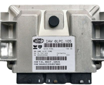 ECU  IAW 6LPC.105 9662258780  PEUGEOT CITROEN  IMMO OFF PLUG & PLAY