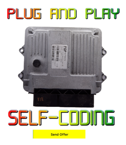 ECU FIAT DOBLO 51758210 MJD6JF.D3/HW01B SELFCODING .VIRGIN,