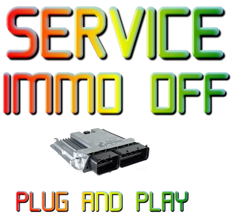 SERVICE IMMO OFF ECU AUDI EDC16U34 03G906021RB 0281015167  PLUG AND PLAY.