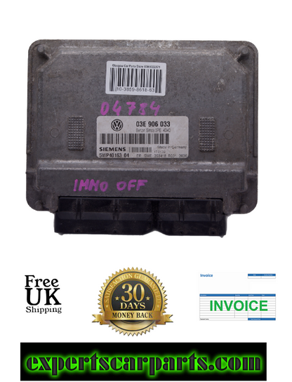 03E906033 VW ECU 03E 906 033 PLUG AND PLAY IMMO OFF