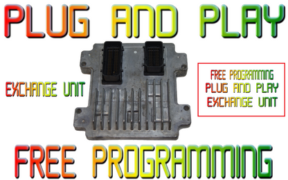 Vauxhall Corsa Engine ECU E83 55577837 AAT0 PLUG AND PLAY