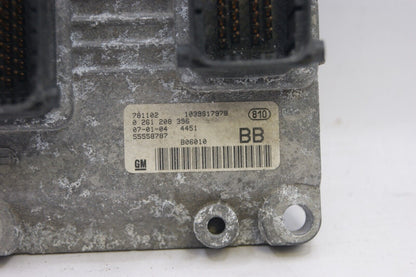 VAUXHALL OPEL ENGINE ECU 55558787 BB 0261208396. RESET+ PIN