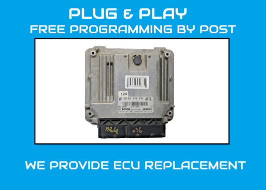 0281017452  55577674 Vauxhall Insignia  PLUG & PLAY PROGRAMMING BY POST
