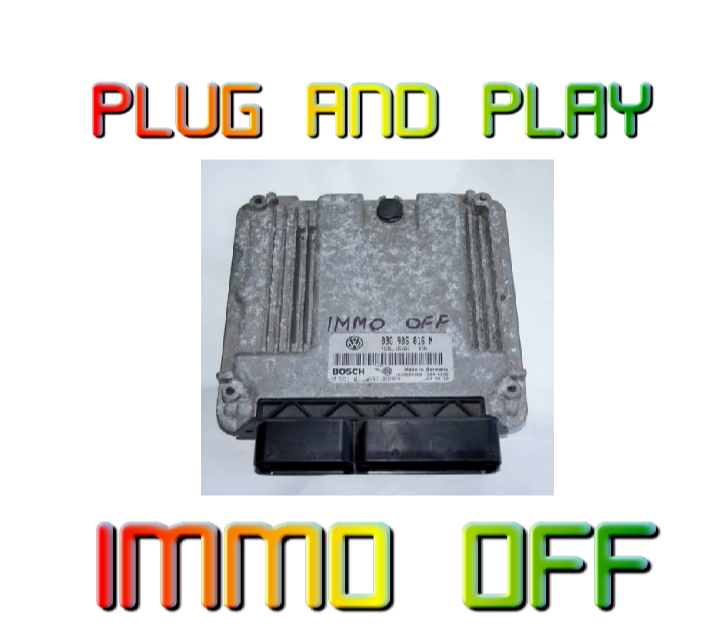 VW CADDY 2.0 ECU 03G906016N 0281011541 PLUG & PLAY IMMO OFF