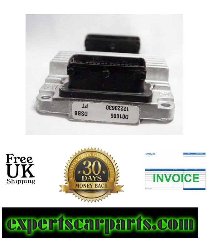 VAUXHALL ECU Engine Control Unit 12223630 DSBB .RESET