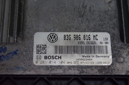 SKODA VW ENGINE ECU 0281014104 03G906016MC IMMO OFF PLUG AND PLAY.