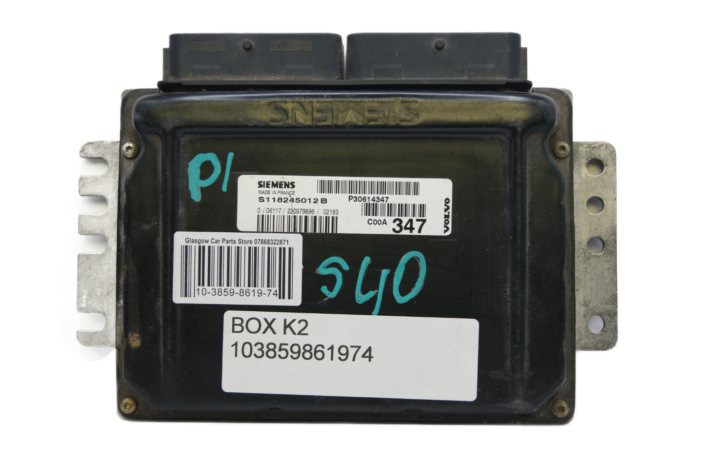 VOLVO V40  ENGINE ECU S118245012B   P30614347