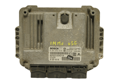 CITROEN BERLINGO 1.6 HDi ENGINE ECU 9663943980 0281012619 IMMO OFF PLUG & PLAY